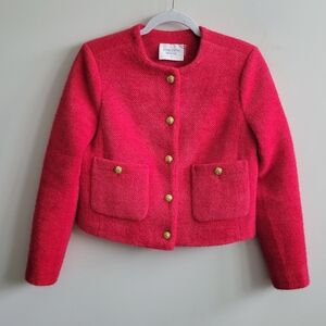 Tuckernuck Hyacinth House Chenille Blazer in Red